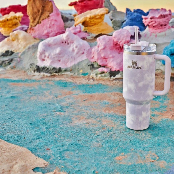 NWT Stanley Quencher H2.0 Tumbler 40oz/1.28L Limited Edt Color-Wisteria Tie Dye - Picture 1 of 6